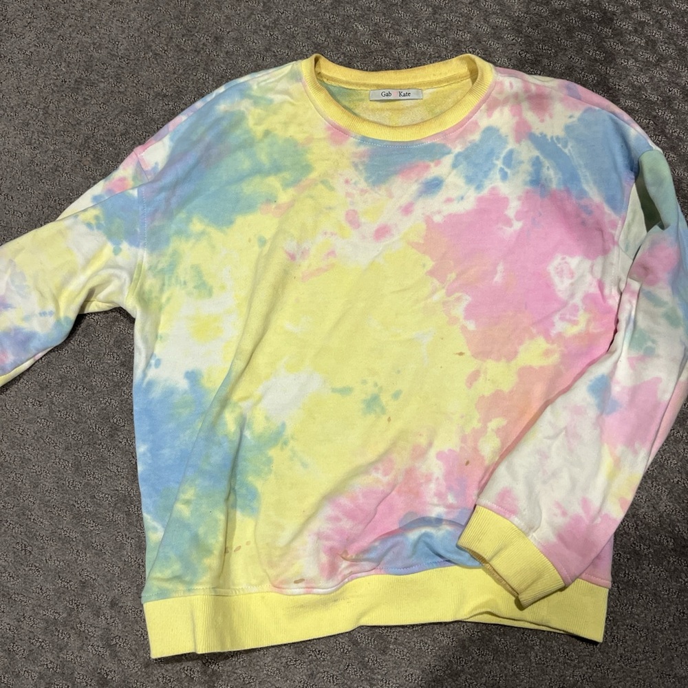 Colorful Tie-Dye Sweater